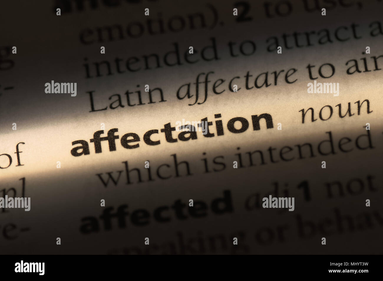 Affectation hi-res stock photography and images - Alamy