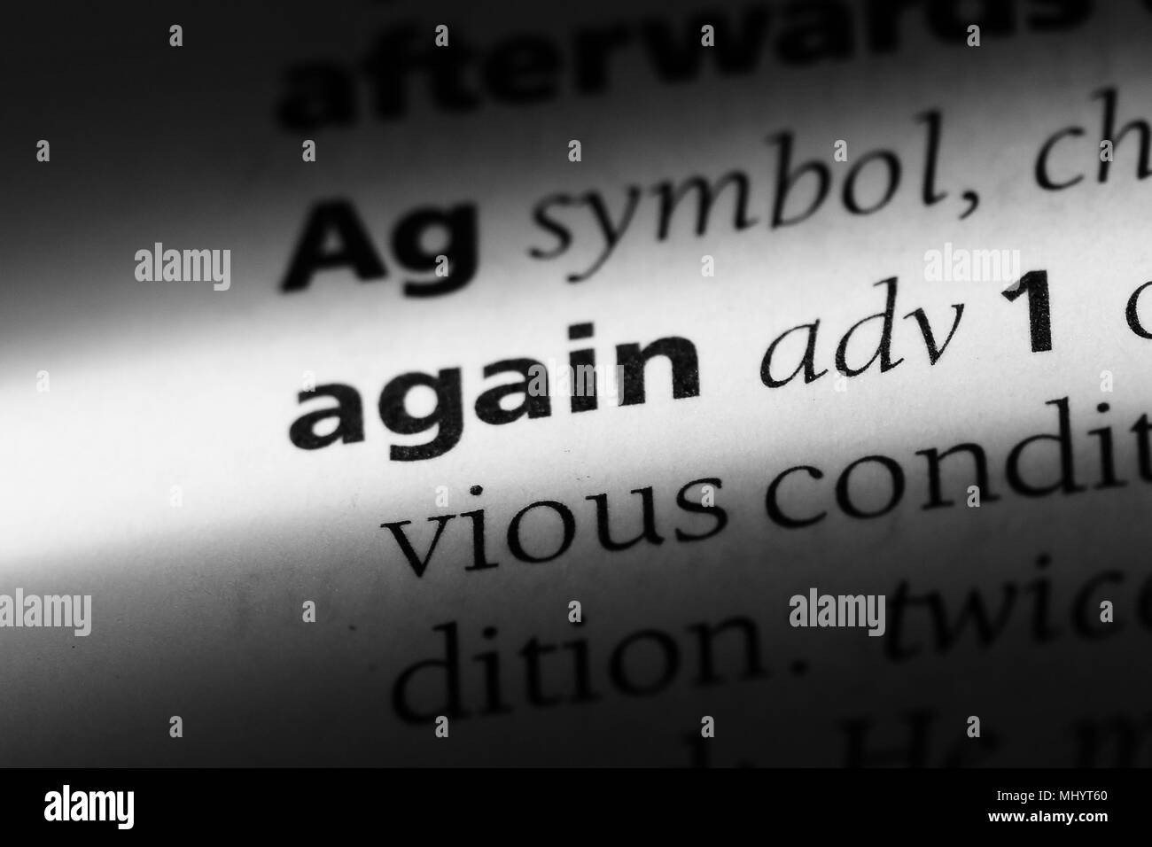 Printed again Black and White Stock Photos & Images - Alamy