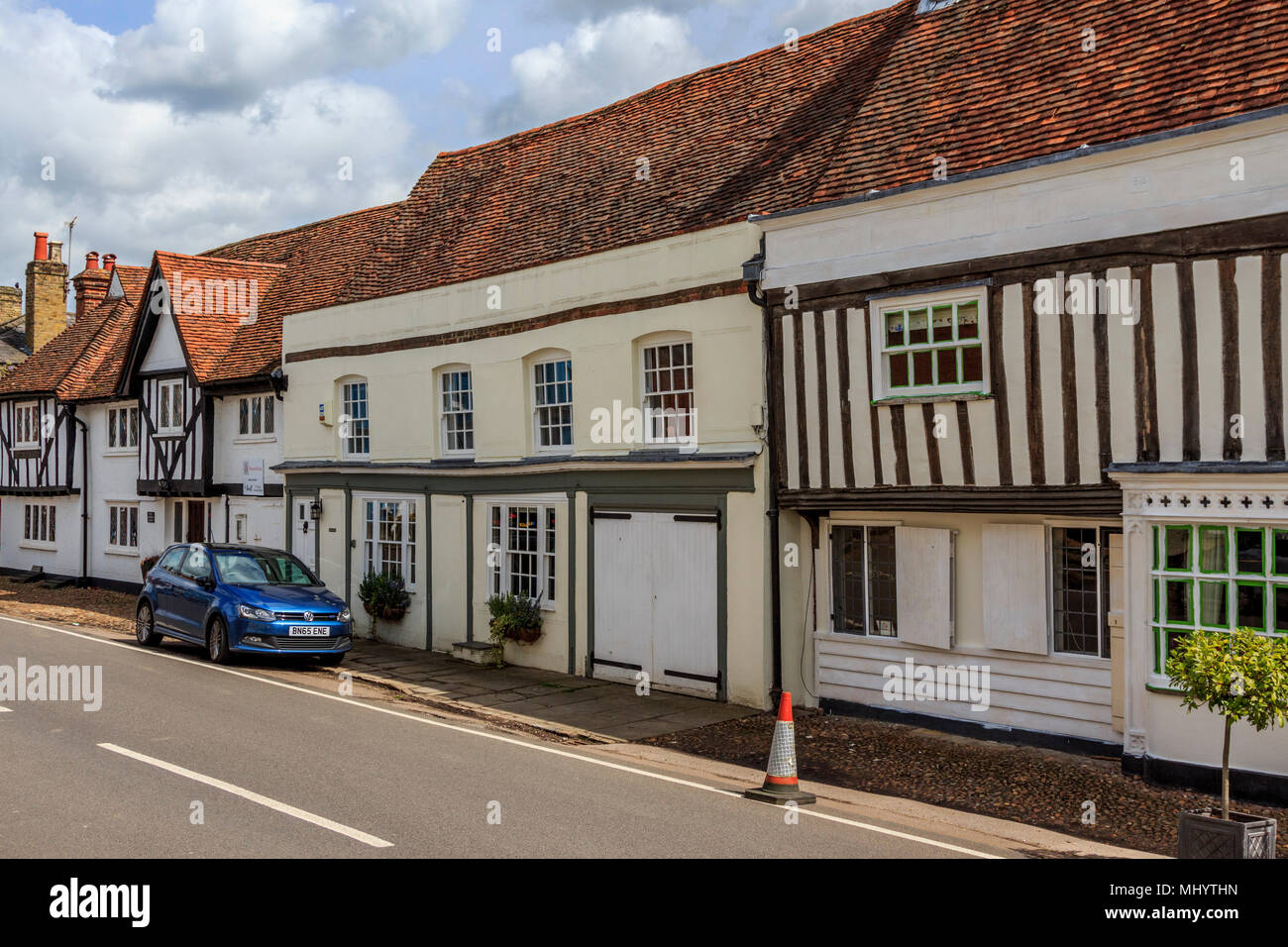 pretty and desirable village of much hadham high street hertfordshire,herts, england.uk,gb Stock