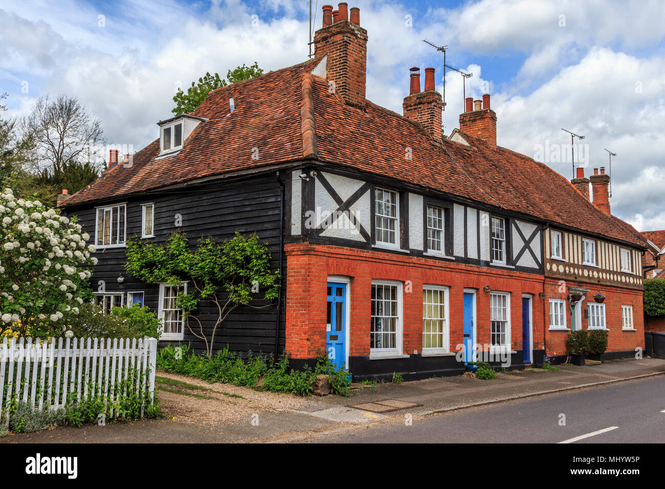 pretty and desirable village of much hadham high street hertfordshire