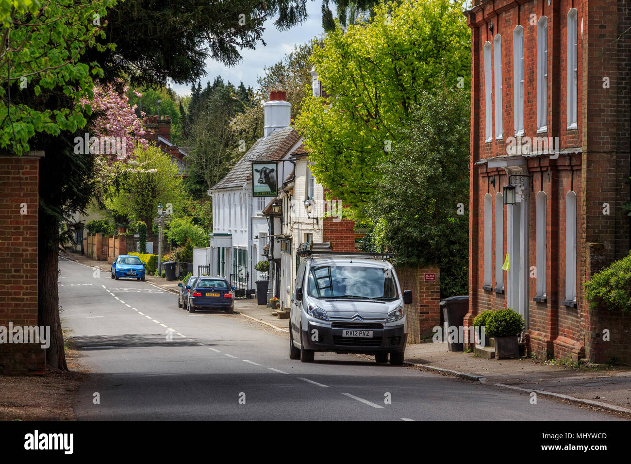 pretty and desirable village of much hadham high street hertfordshire