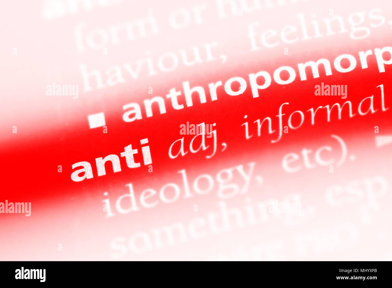 Anti dictionary hi res stock photography and images Alamy