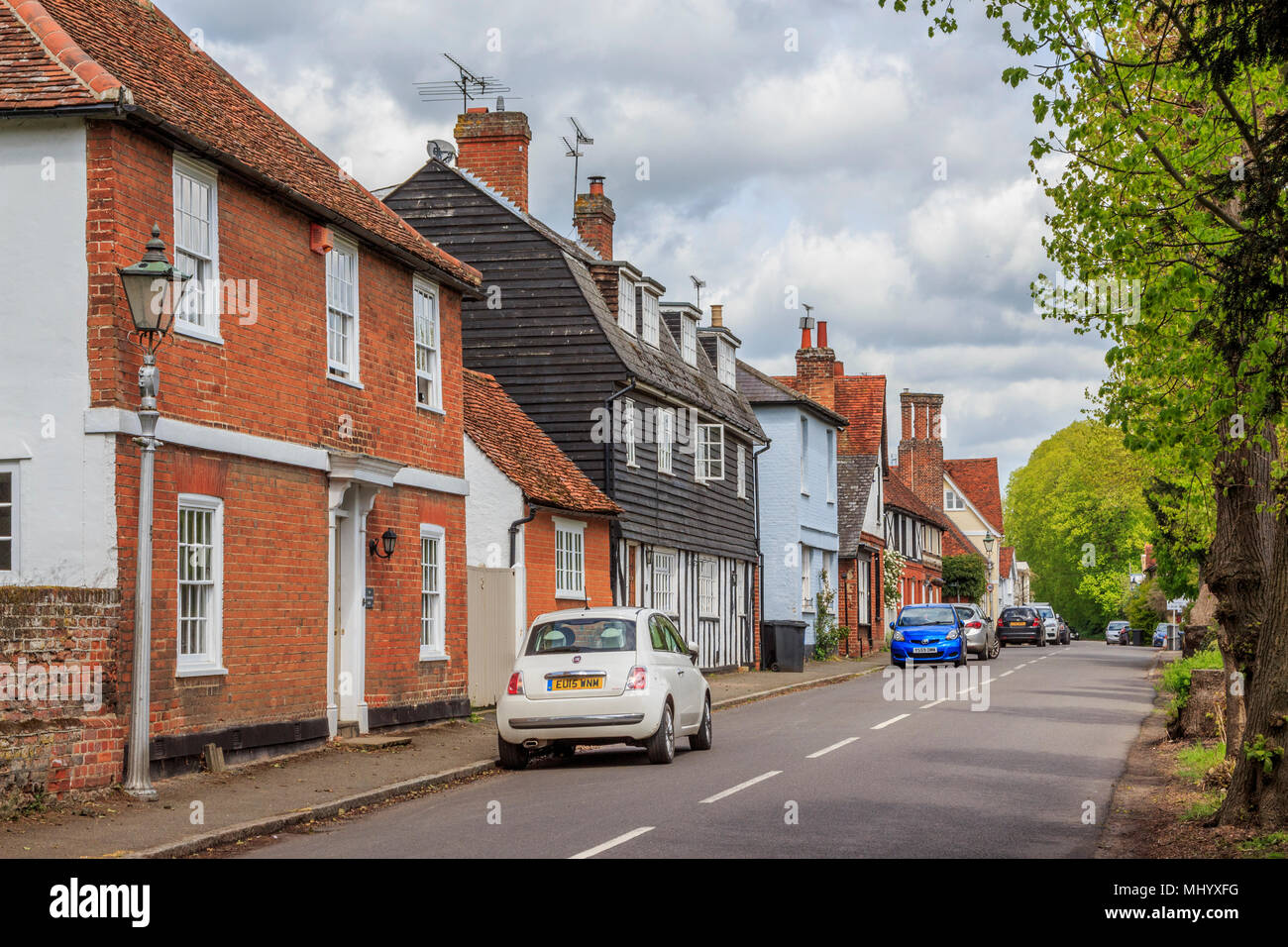pretty and desirable village of much hadham high street hertfordshire