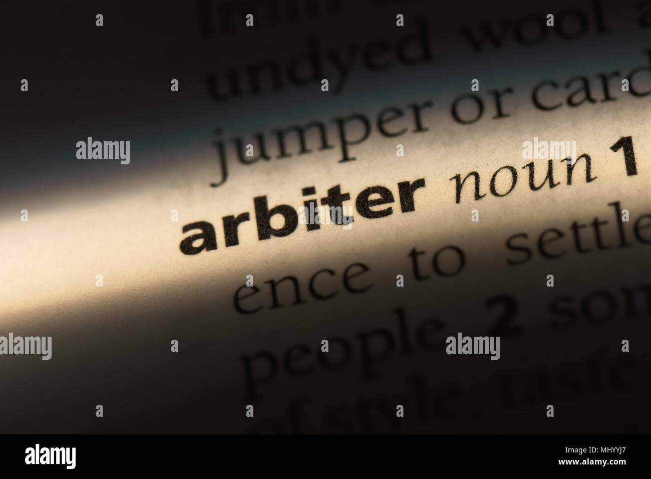 Arbiter hi-res stock photography and images - Alamy