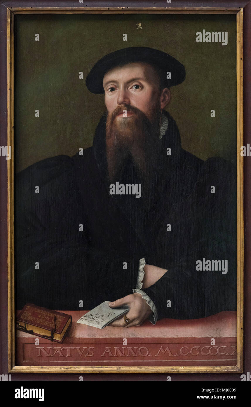 Ludger Tom Ring the Younger (1522-1584), Portrait of Joest Hesset, n.d. Stock Photo