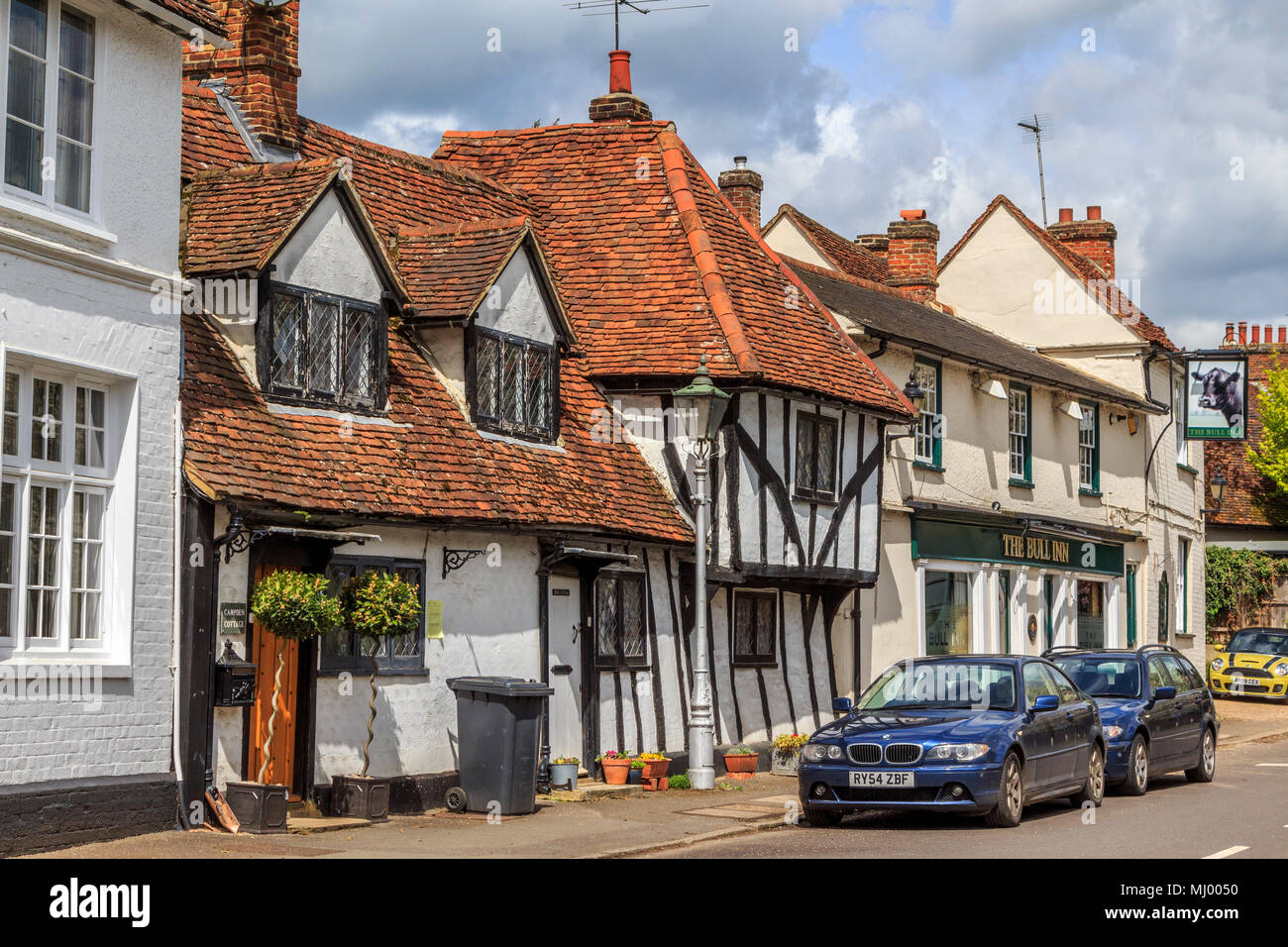 pretty and desirable village of much hadham high street hertfordshire