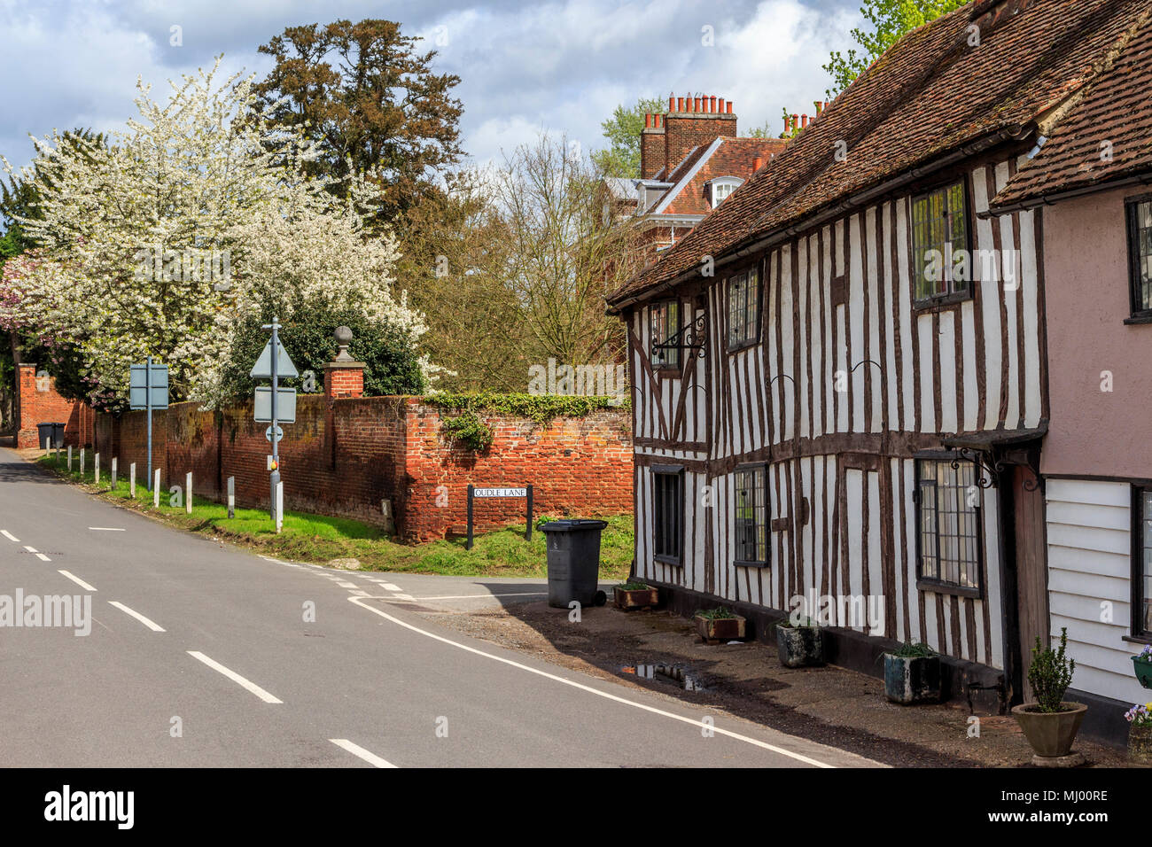 pretty and desirable village of much hadham high street hertfordshire