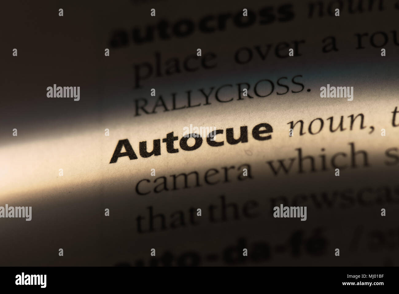Autocue hires stock photography and images Alamy