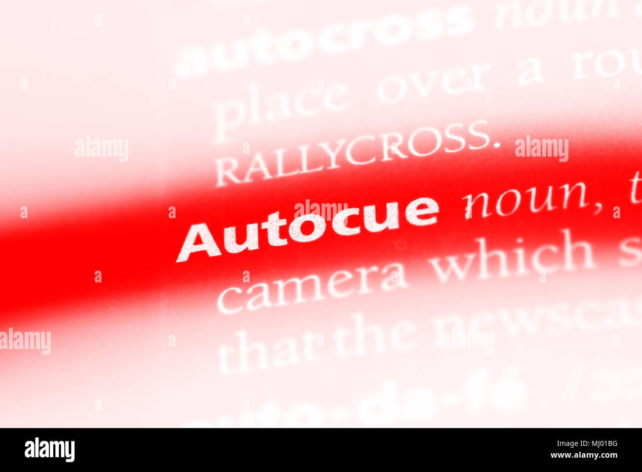 Autocue hires stock photography and images Alamy