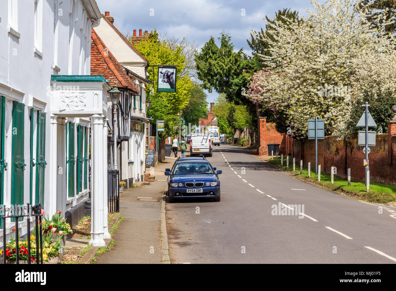 Hertfordshire best kept village sign hires stock photography and