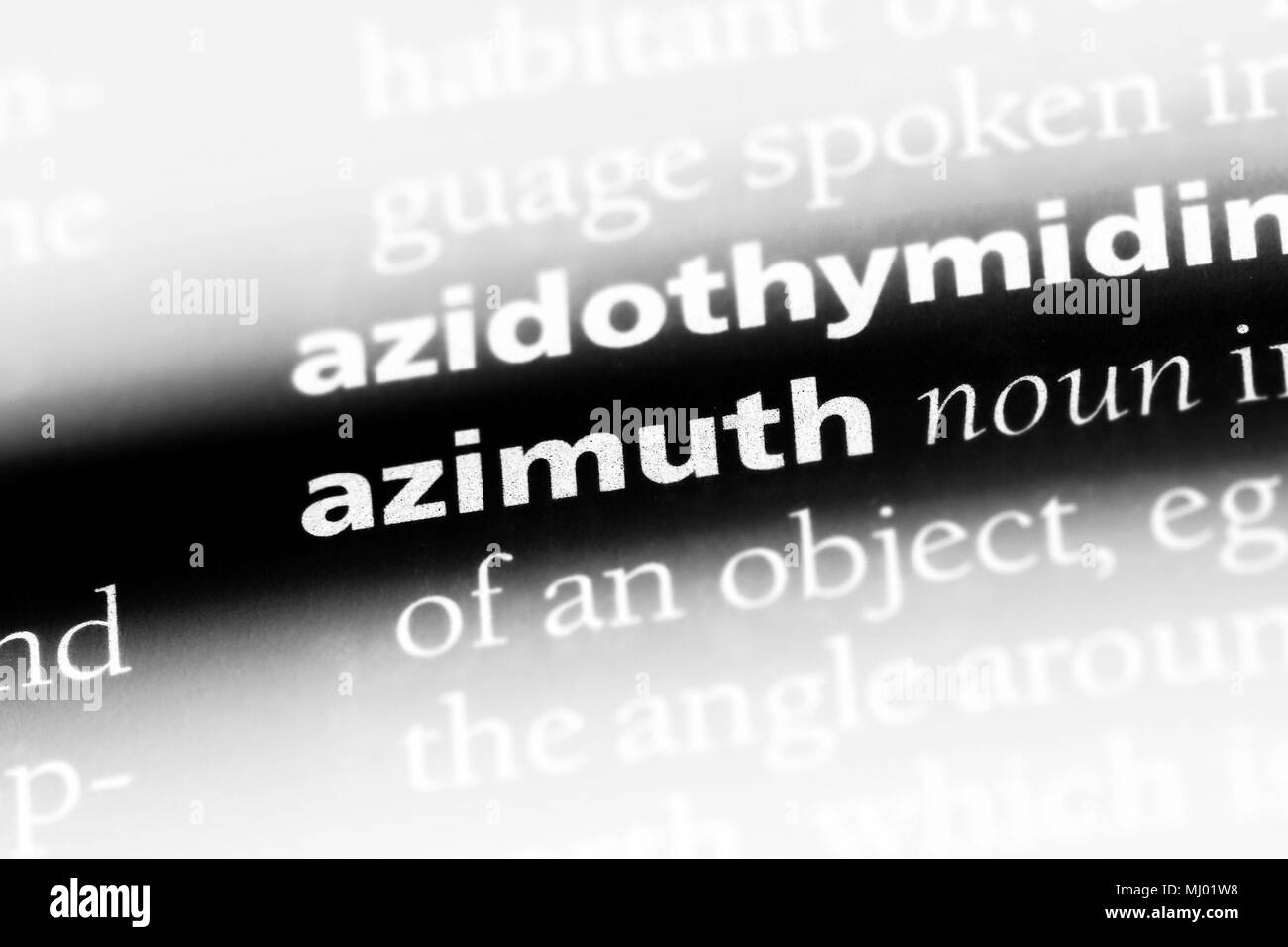 Azimuth definition hires stock photography and images Alamy