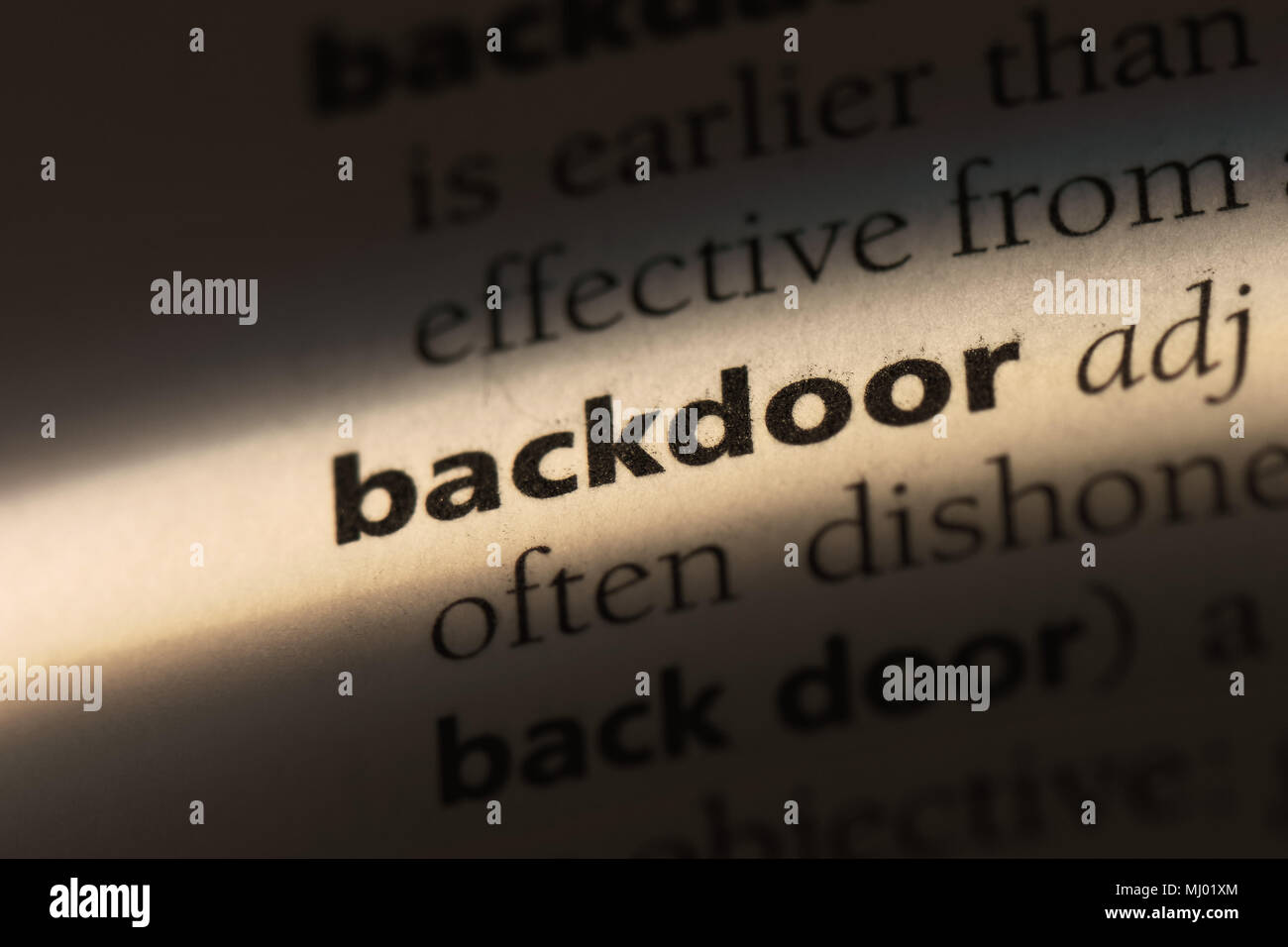 backdoor-word-in-a-dictionary-backdoor-concept-stock-photo-alamy