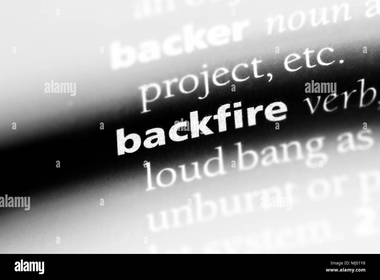 Backfire High Resolution Stock Photography and Images Alamy