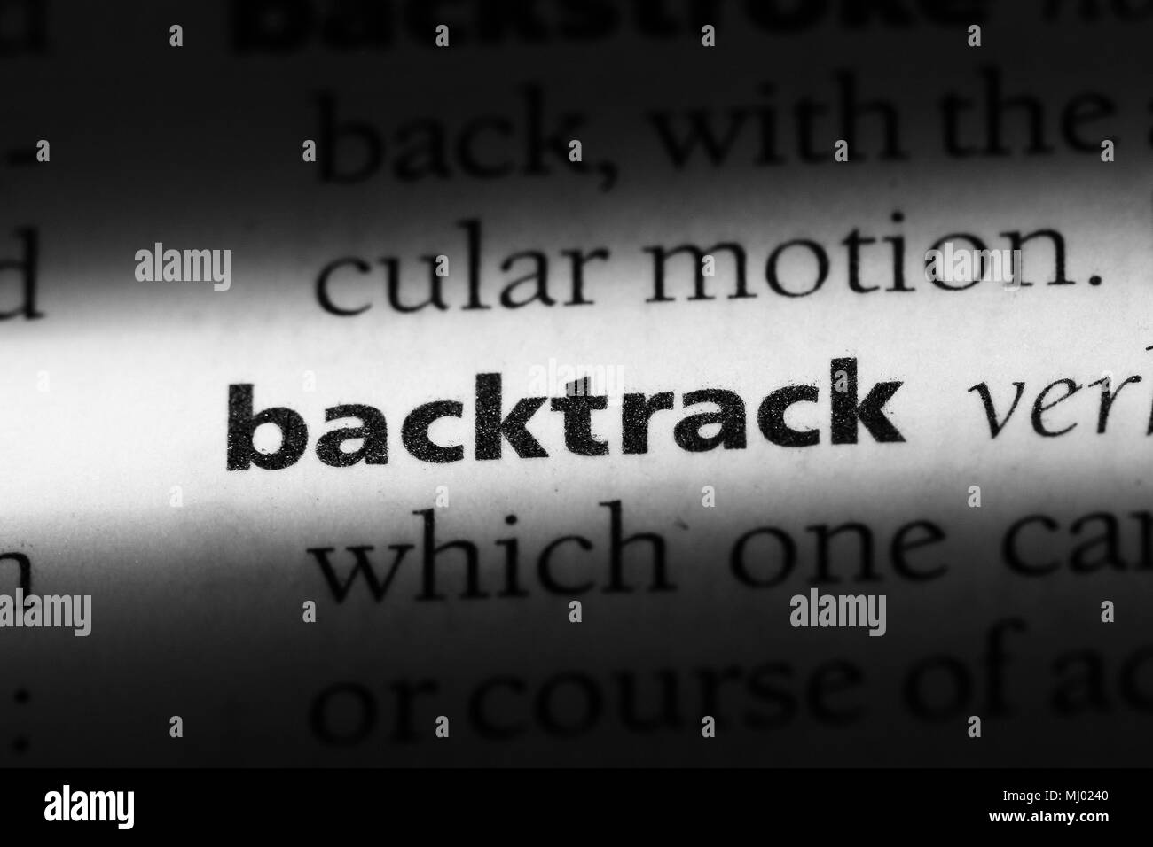 Backtrack hires stock photography and images Alamy