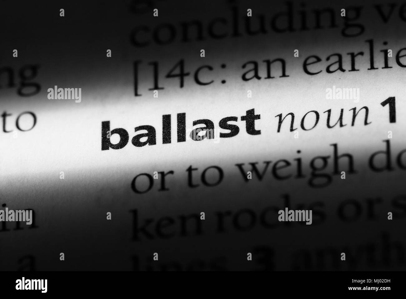 Ballast Black and White Stock Photos & Images Alamy