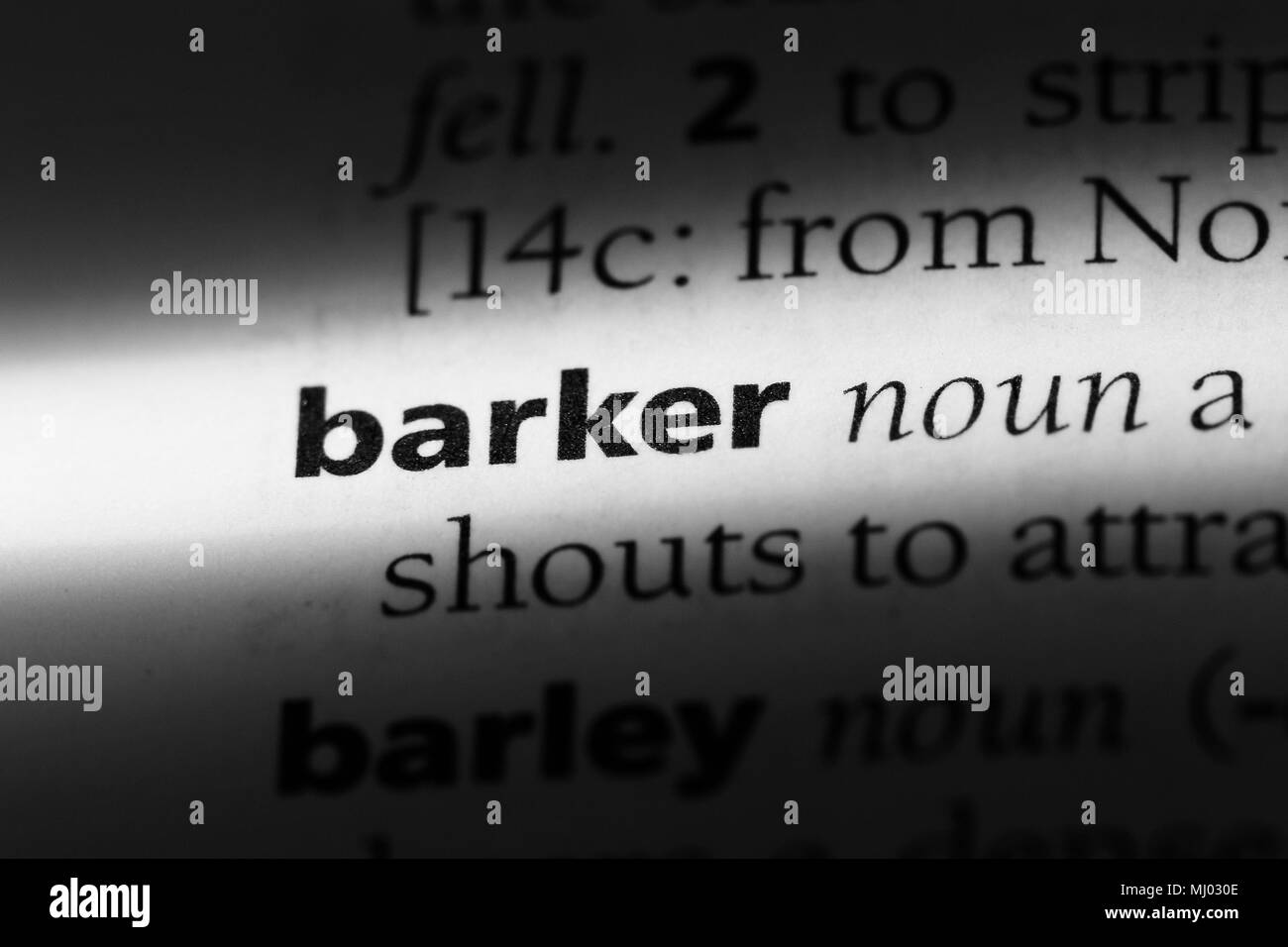 define barker