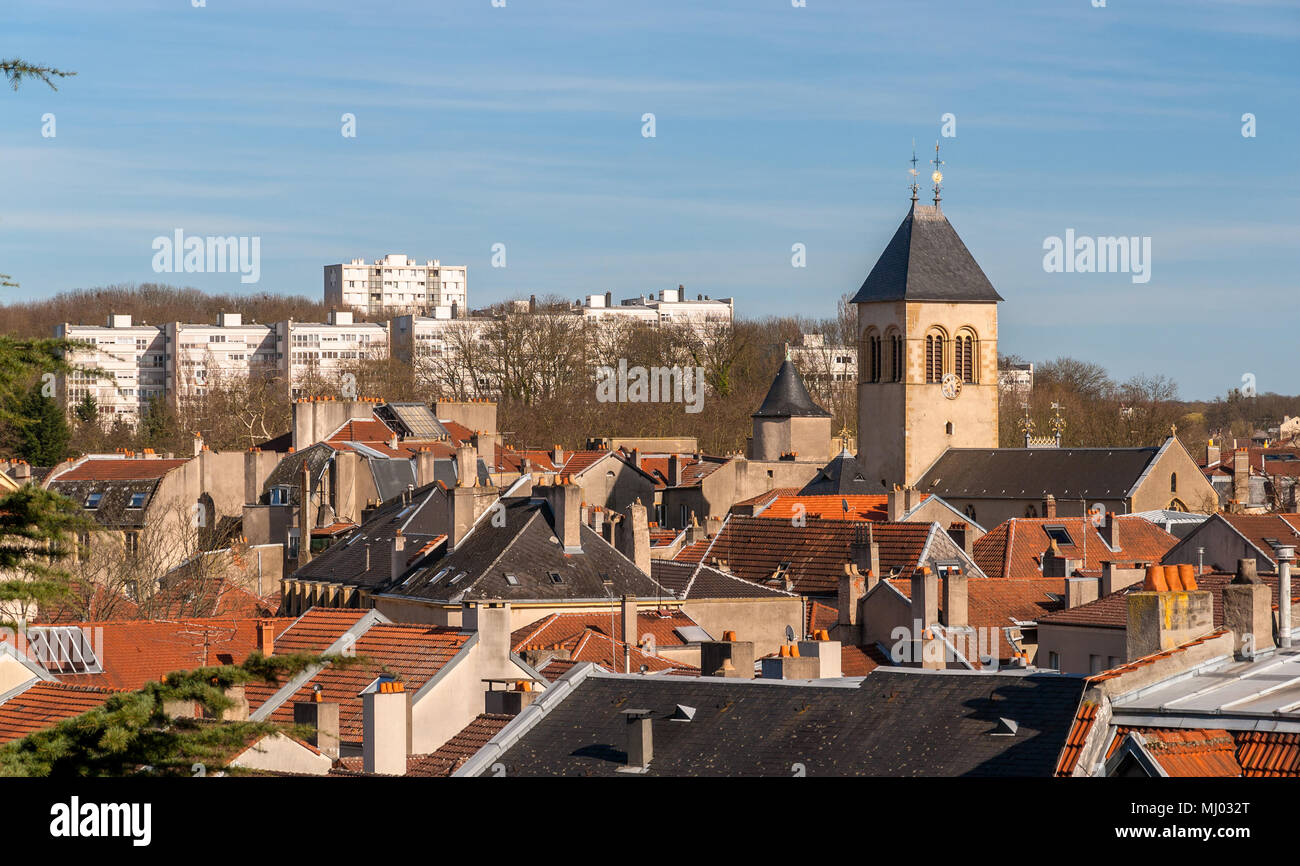 Outre-Seille district of Metz city - Lorraine, France Stock Photo