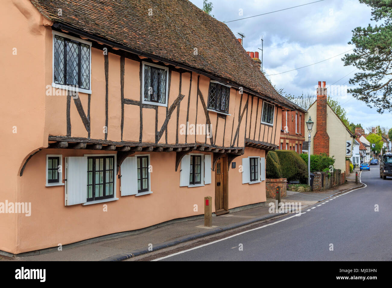 pretty and desirable village of much hadham high street hertfordshire