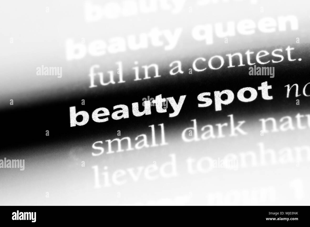 Beauty spot Black and White Stock Photos & Images Alamy