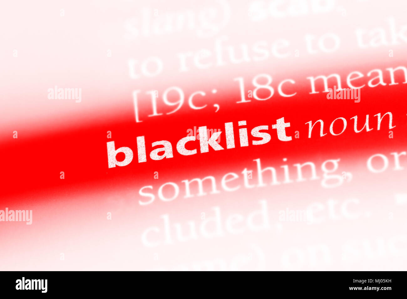 Blacklist hires stock photography and images Alamy