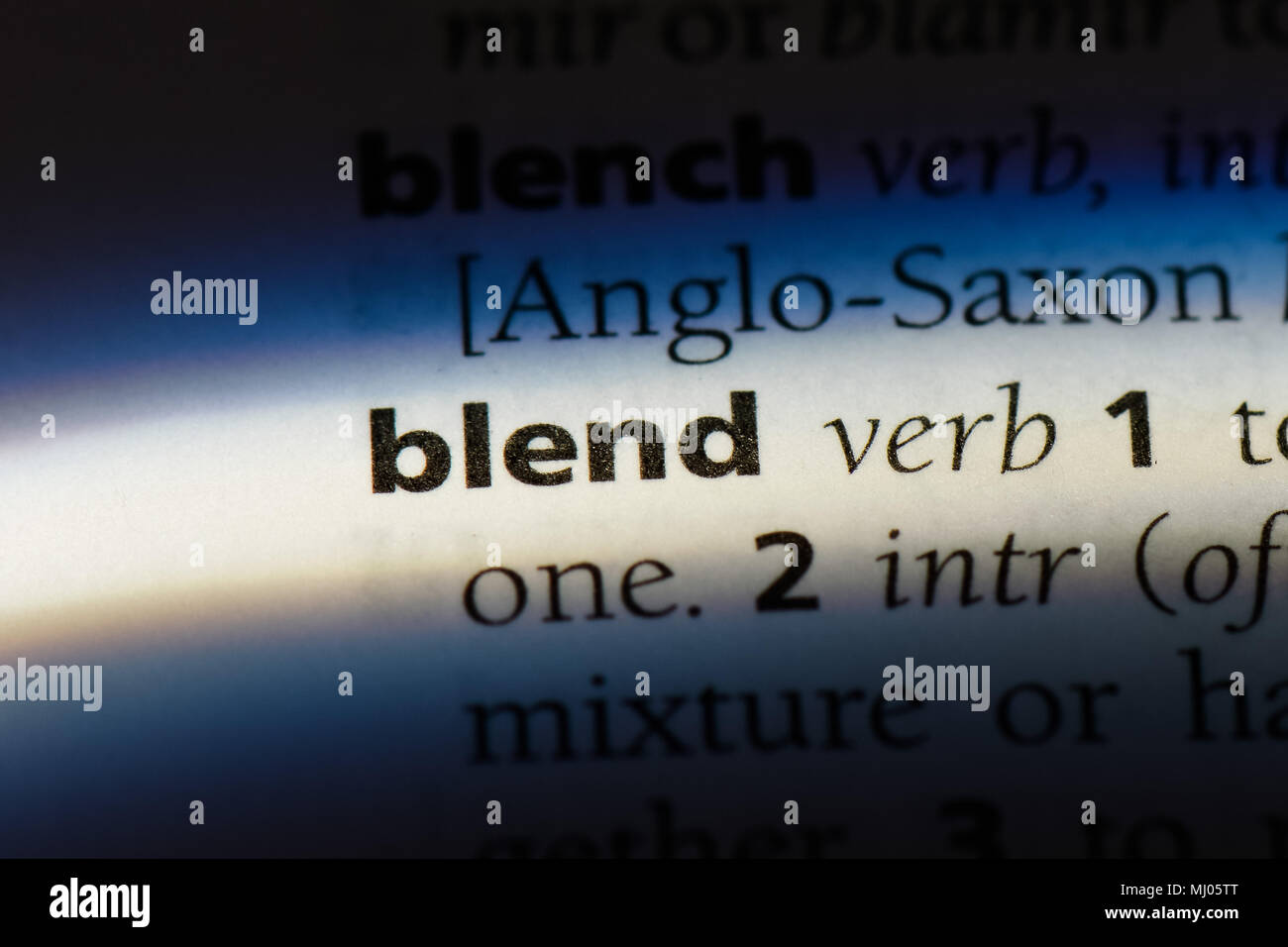 What Does Blend Mean In Dictionary at Norma Stuart blog