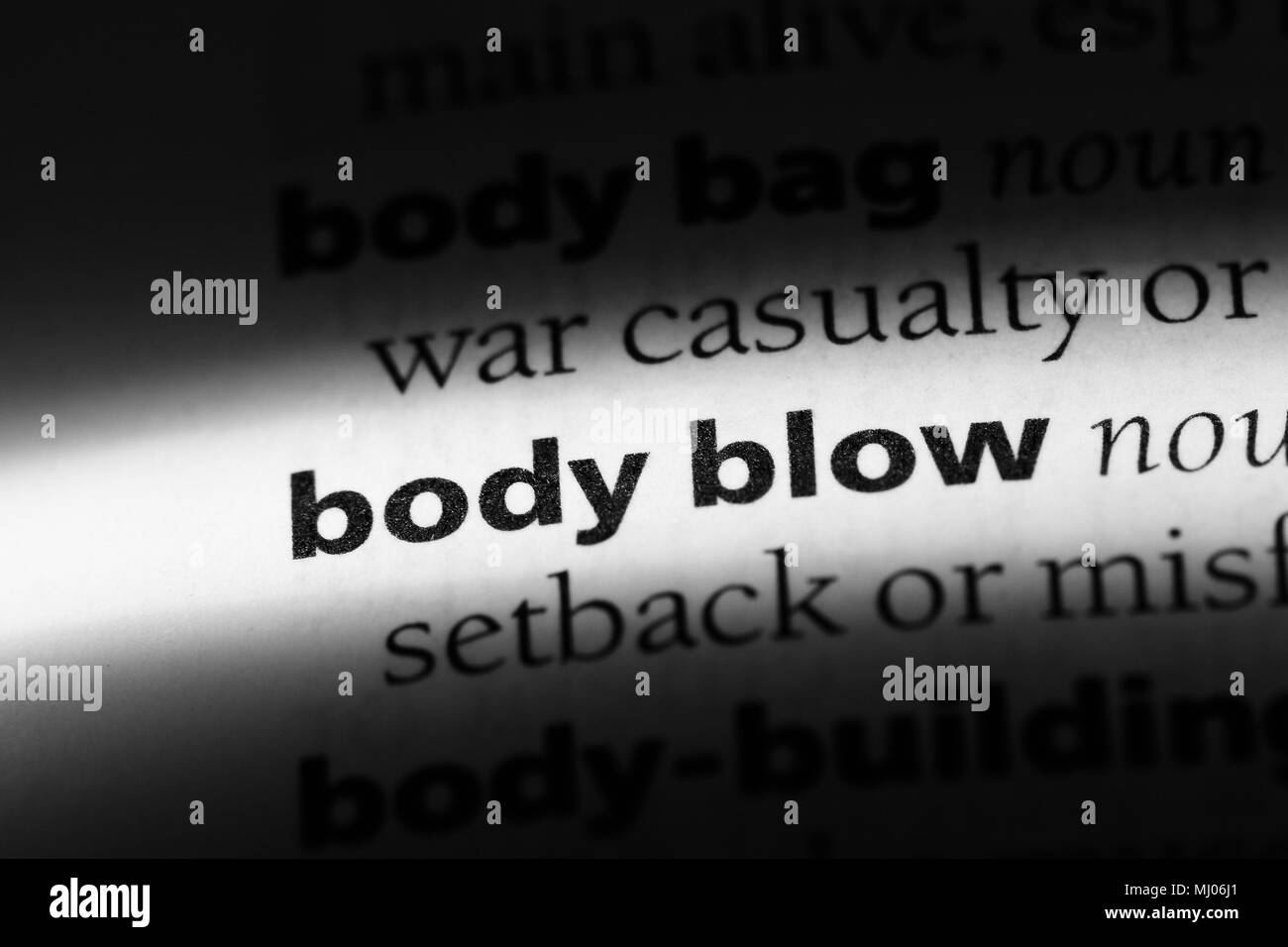Blow dictionary hires stock photography and images Alamy