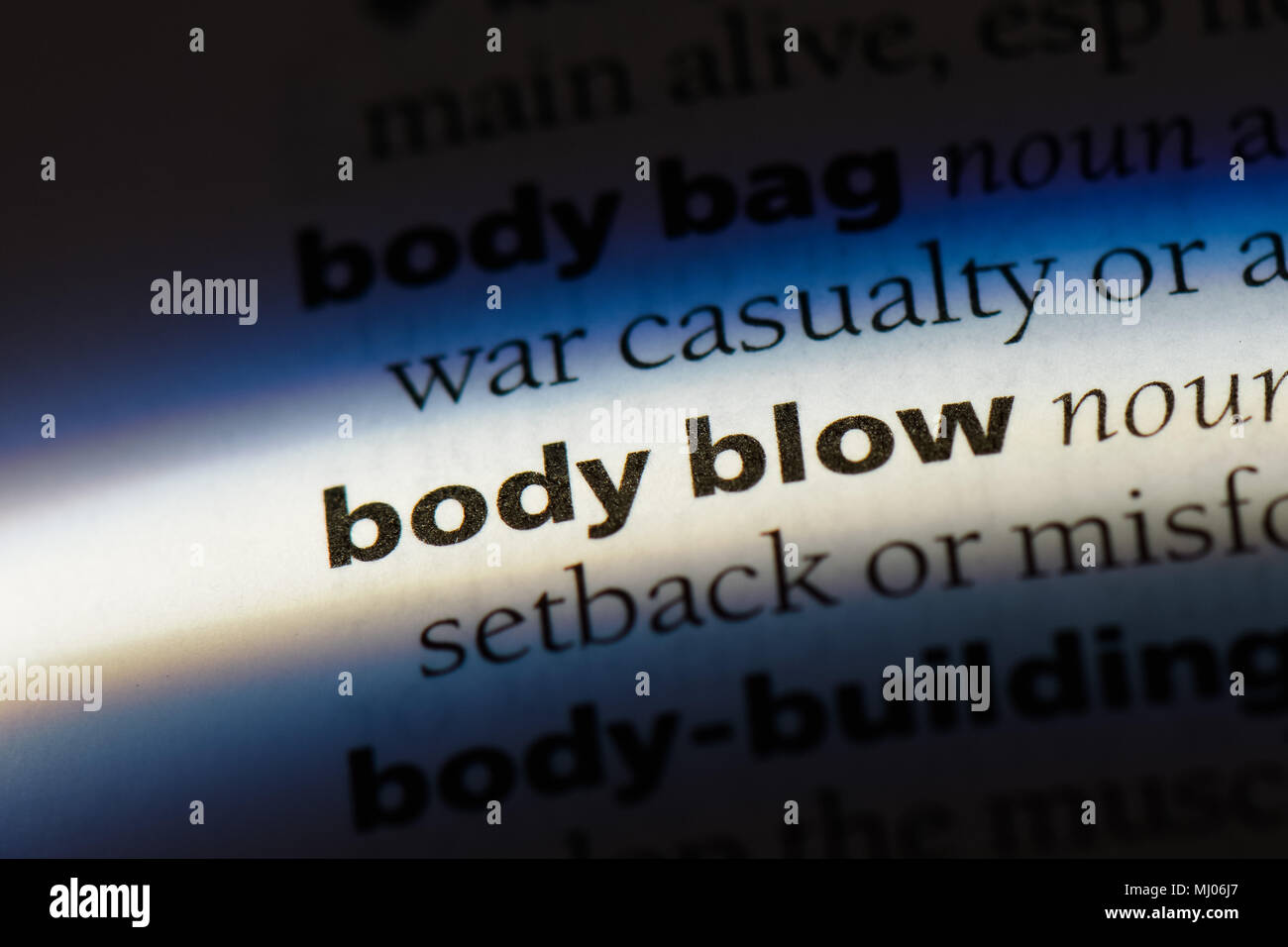 Body blow hires stock photography and images Alamy
