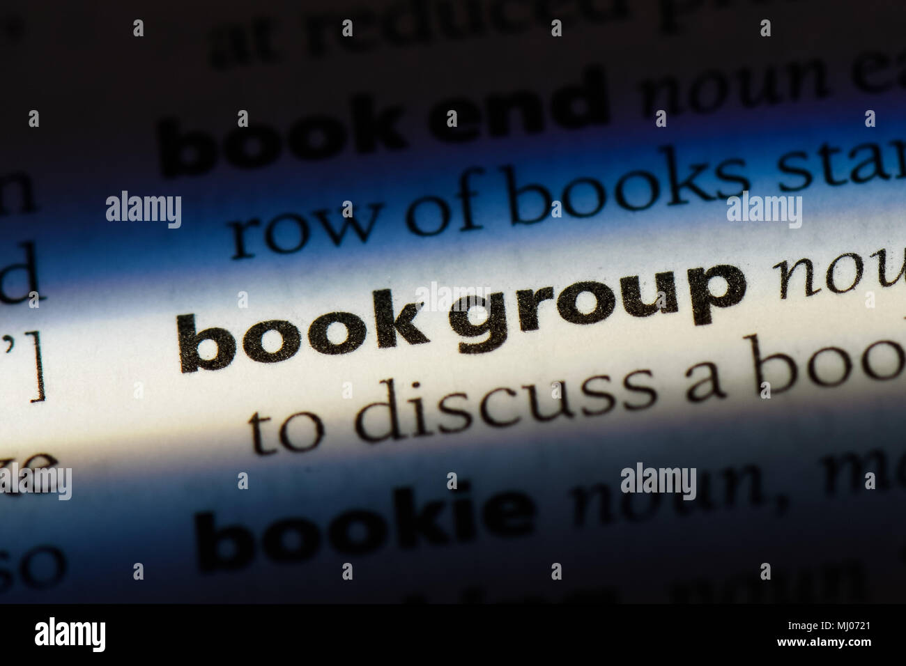 book-group-word-in-a-dictionary-book-group-concept-stock-photo-alamy