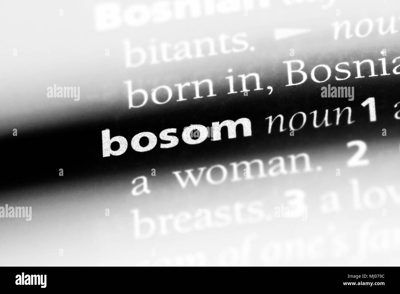 Bosom Black and White Stock Photos & Images Alamy