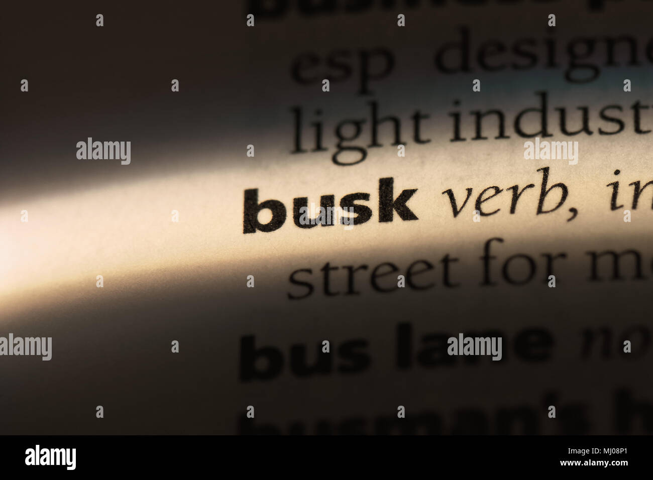 buck word in a dictionary. buck concept Stock Photo Alamy