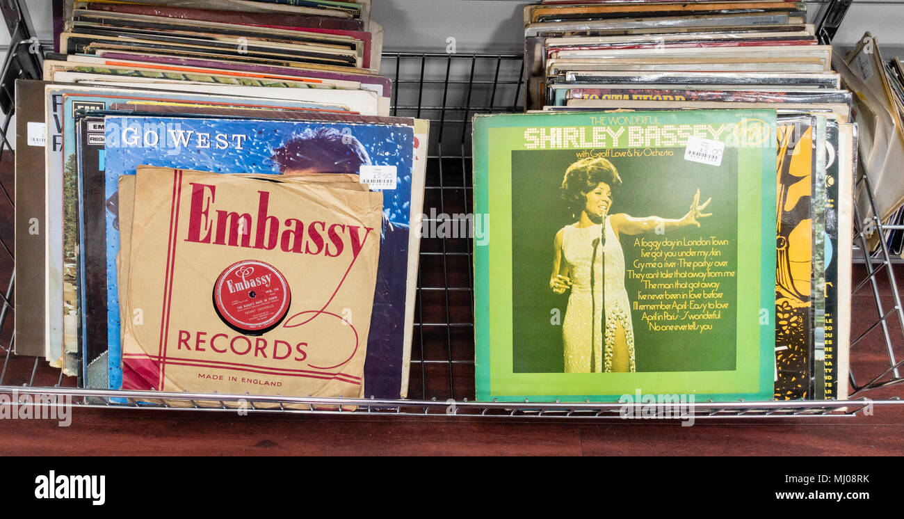 vinyl records Stock Photo