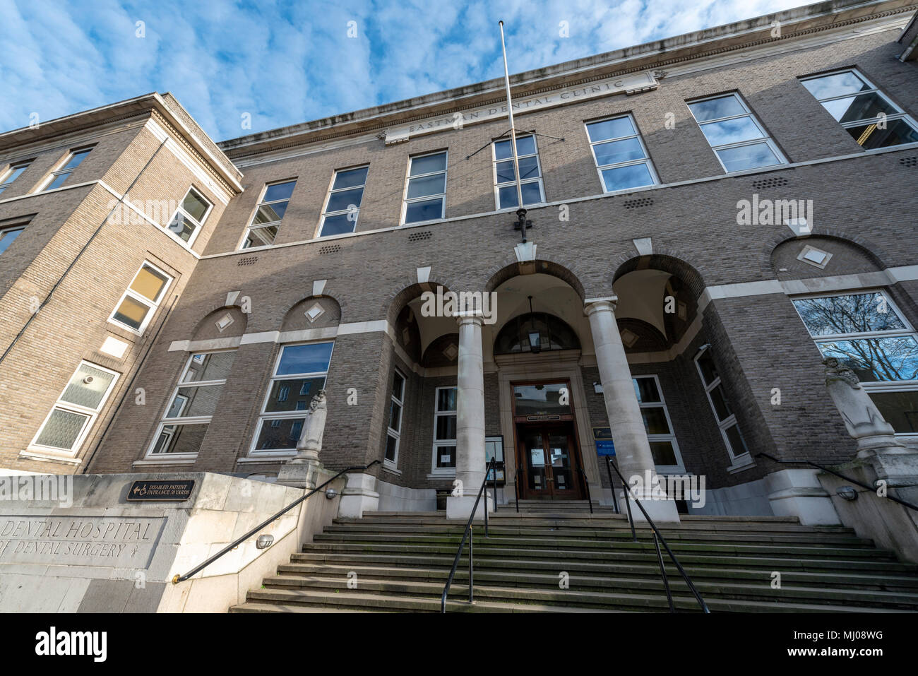 The facade of the Eastman Dental Hospital Stock Photo Alamy
