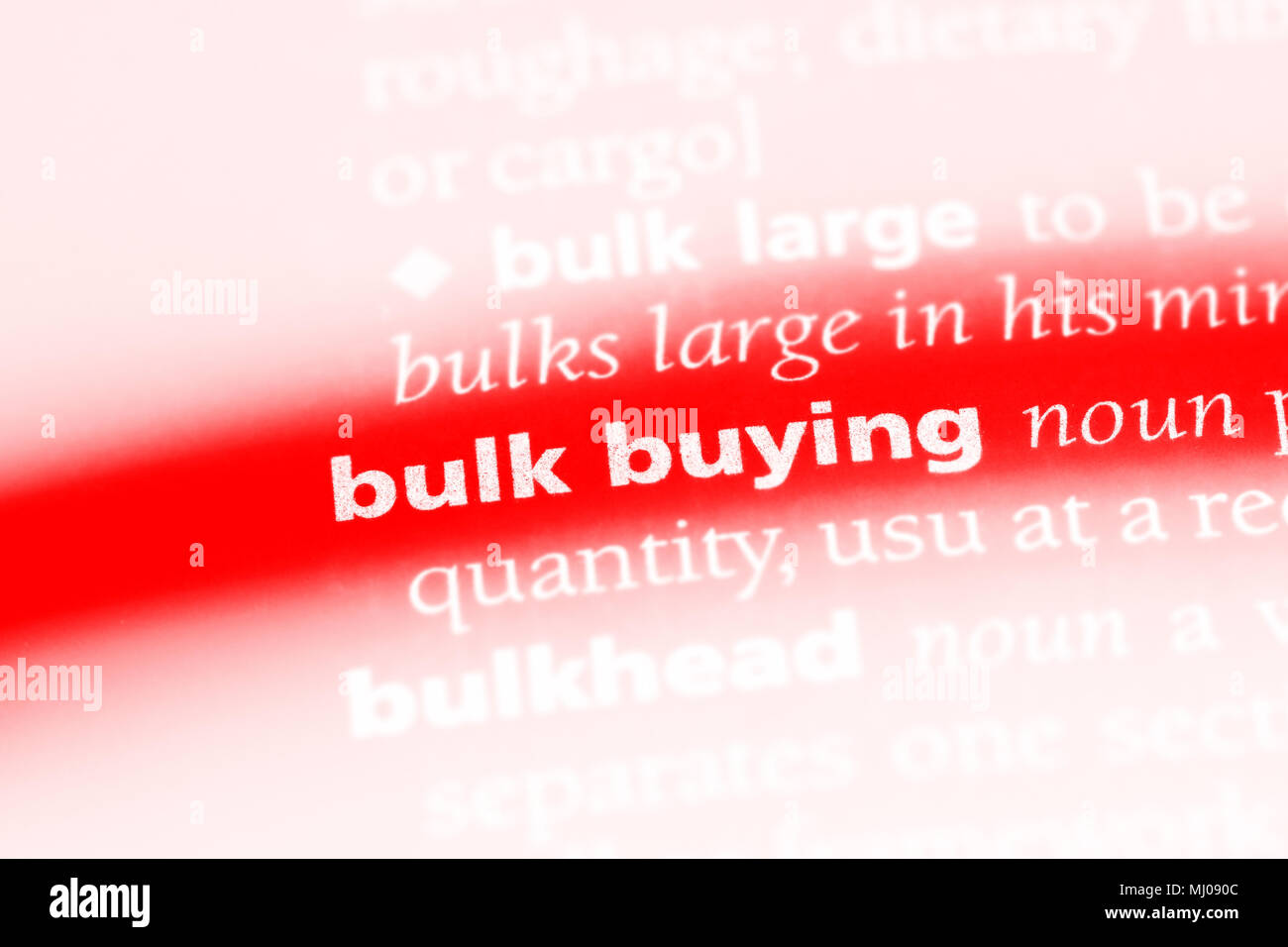 bulk buying word in a dictionary. bulk buying concept Stock Photo Alamy