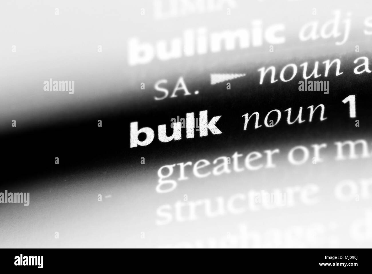 Bulk  meaning of Bulk 