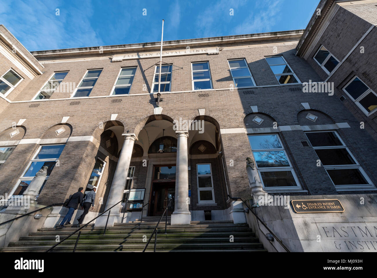 The facade of the Eastman Dental Hospital Stock Photo Alamy