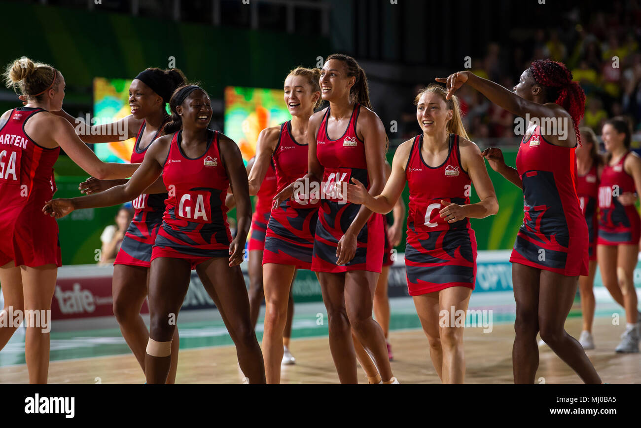 Australia v England Netball Gold Medal Games 2018