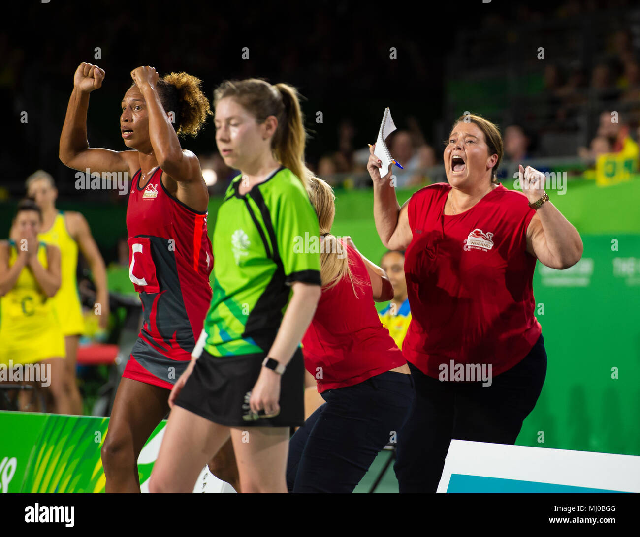 Australia v England Netball Gold Medal Match-Commonwealth Games 2018 Stock Photo