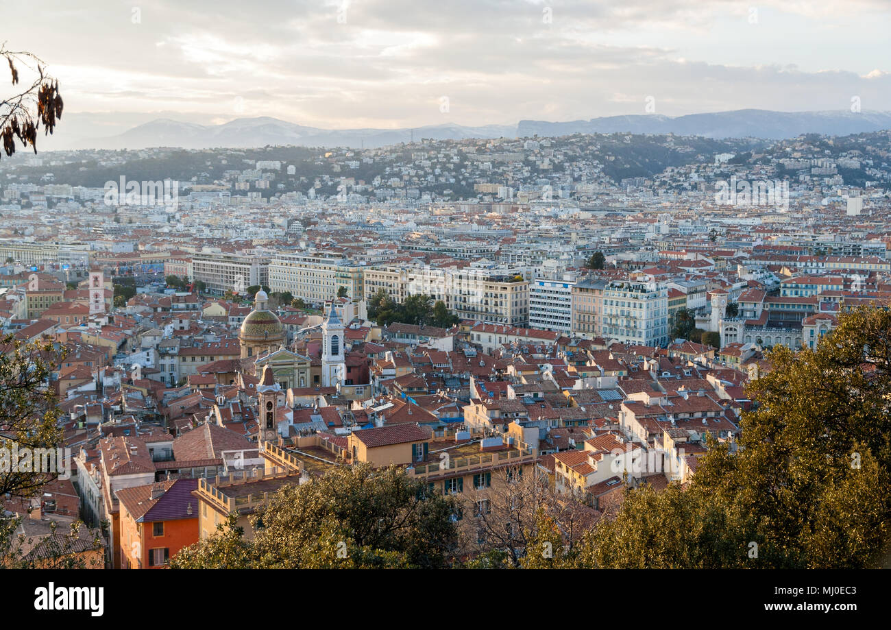 View of Nice city - CÃ´te d'Azur -  France Stock Photo