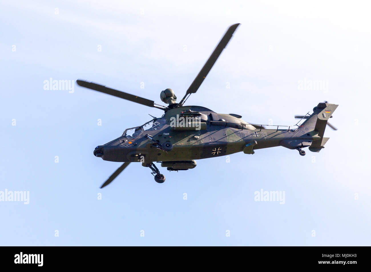 Attack helicopter airbus helicopters tiger hi-res stock photography and ...