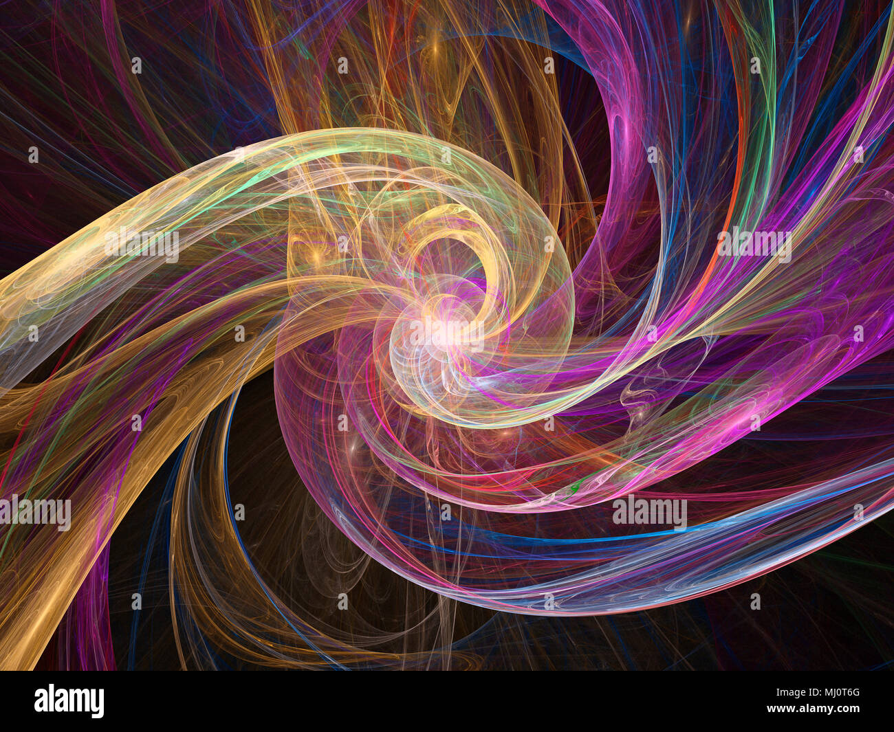 A abstract fractal background created using the recursive fractal flame ...