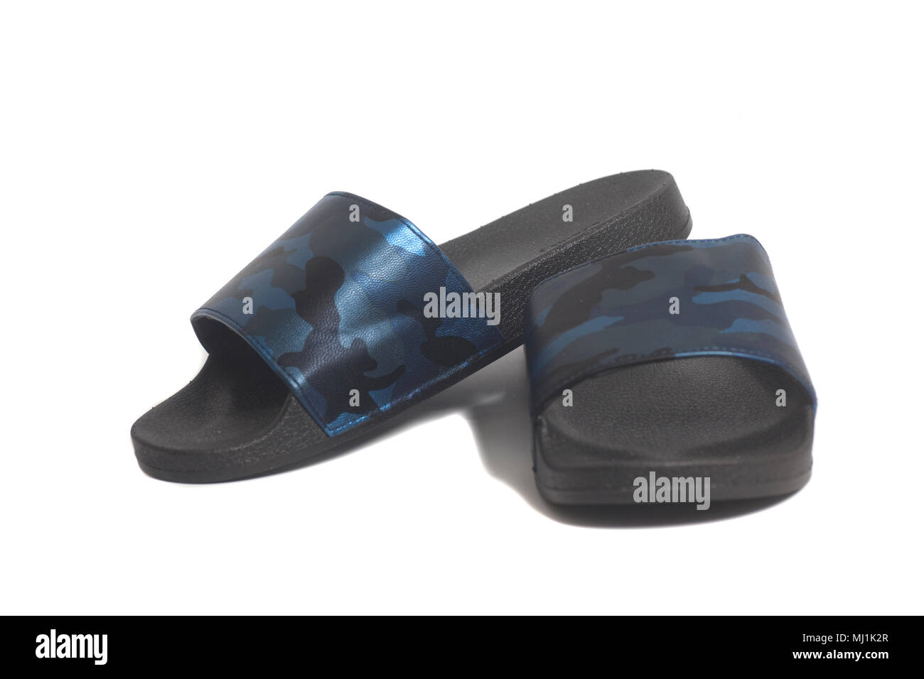 Navy Military Camouflage Camo Pattern Print Premium Home Slippers main image 0