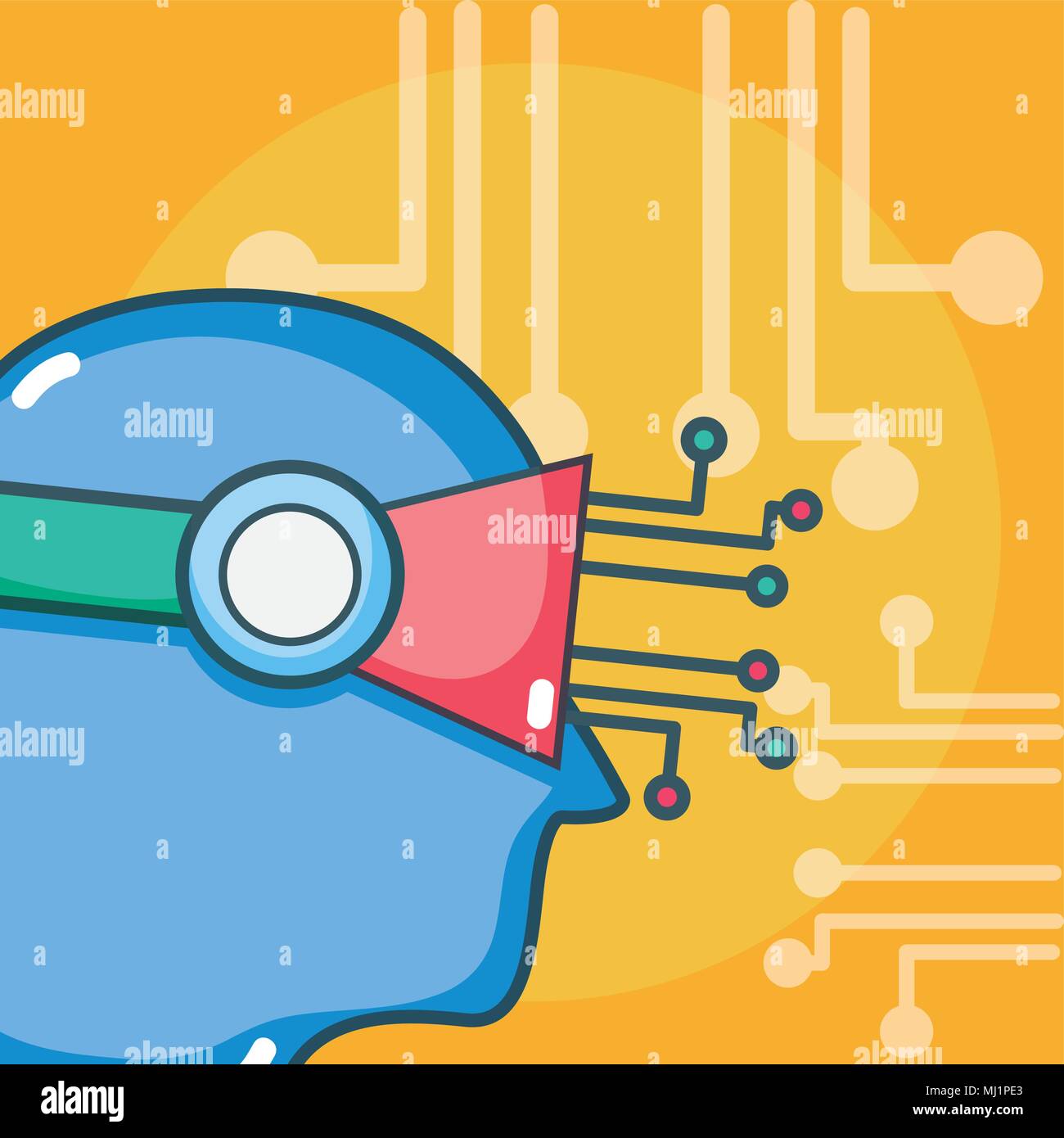 Artificial intelligence concept Stock Vector Image & Art - Alamy