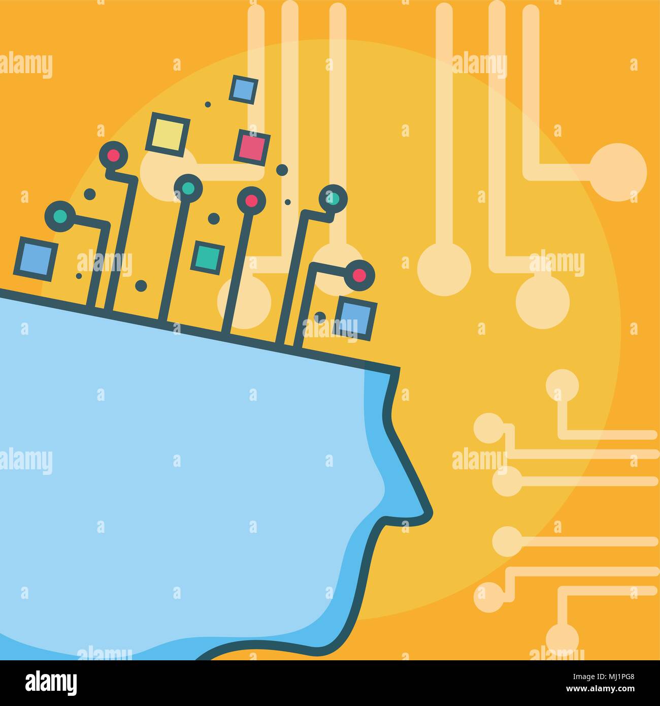 Artificial intelligence concept Stock Vector Images - Alamy