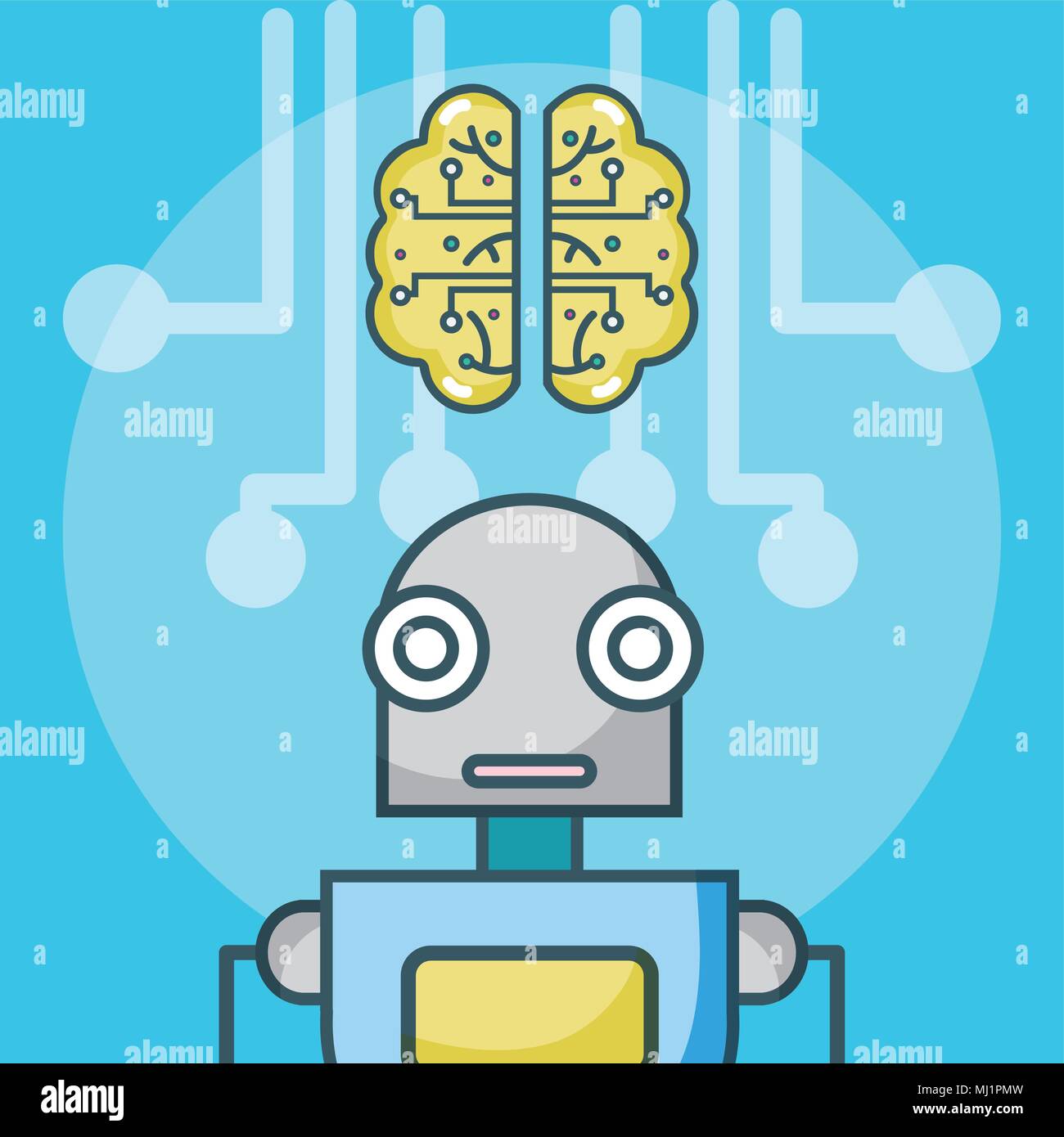 Artificial intelligence concept Stock Vector Image & Art - Alamy