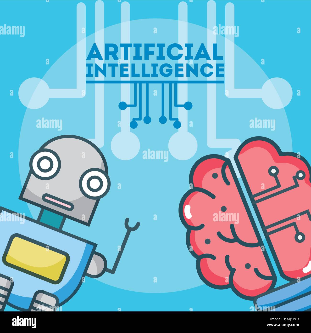 Artificial intelligence concept Stock Vector Image & Art - Alamy