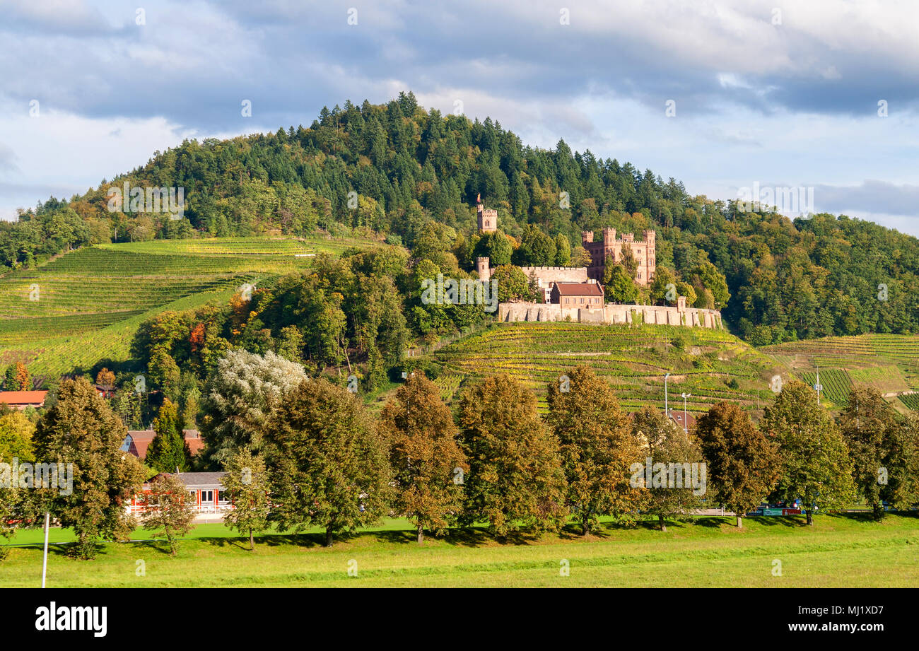 View of Ortenberg castle in The Black Forest. Germany, Baden-Wur Stock Photo