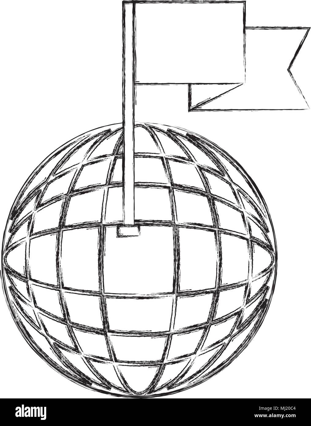gps navigation pin map world location vector illustration sketch Stock ...