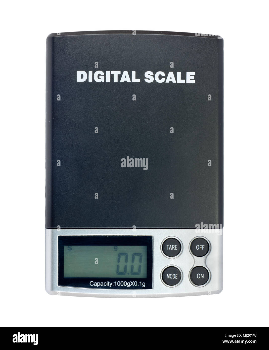 Digital electronic scale Stock Photo