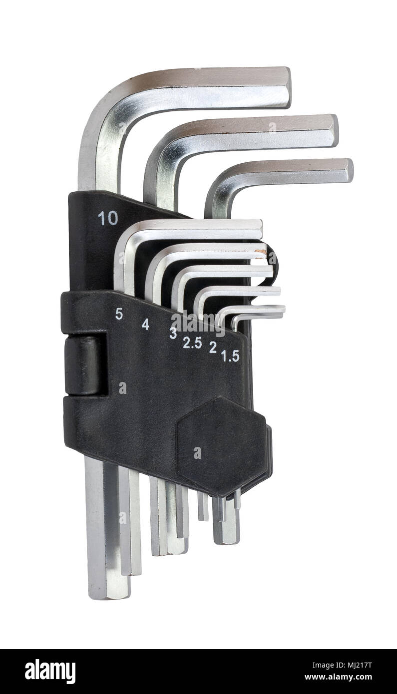Allen keys set Stock Photo - Alamy