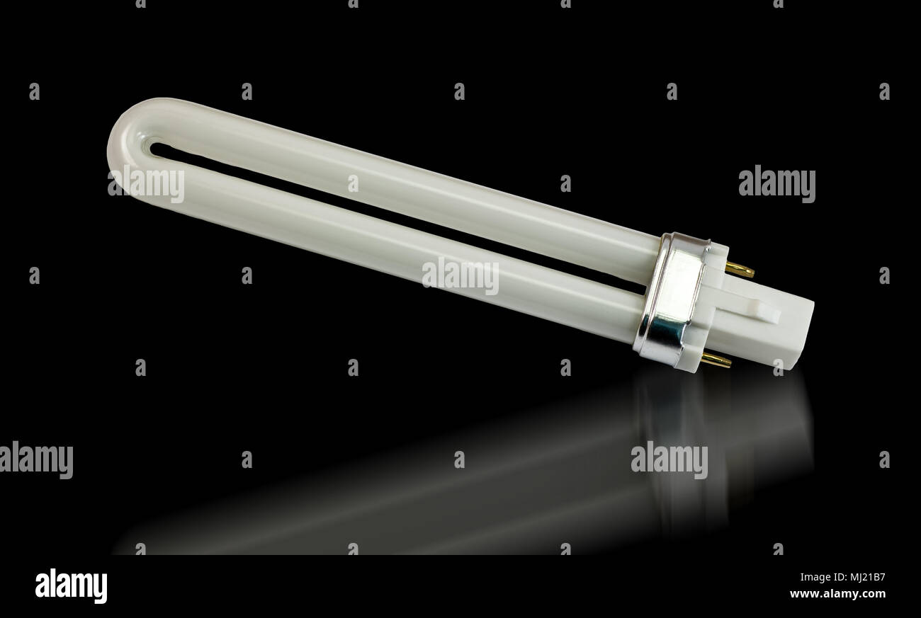 Compact fluorescent tube Stock Photo Alamy
